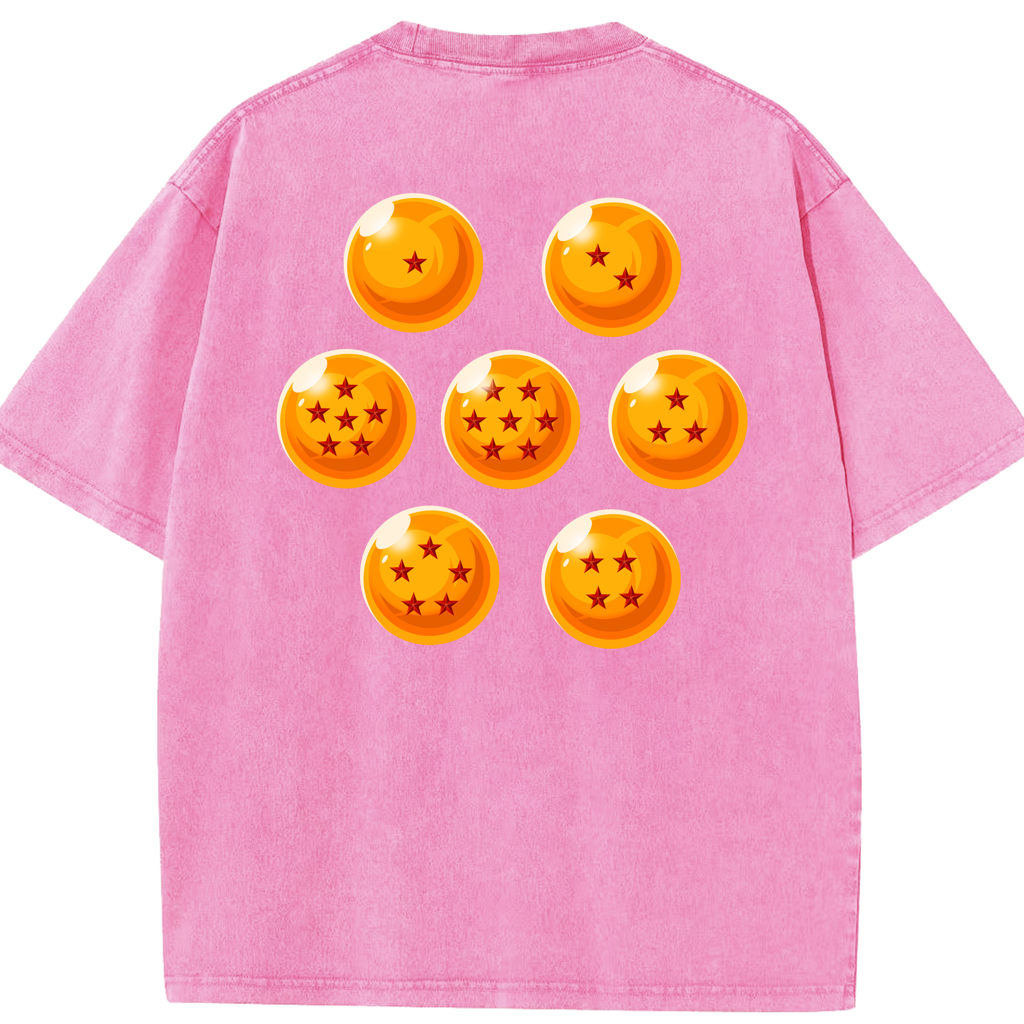 （画像用） ドラゴンボール DRAGON BALL 綿100% ヴィンテージ風 半袖Tシャツ（背面プリント）
